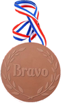 médaille en chocolat