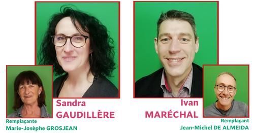 candidats du Printemps Chalonnais sur le canton de Chalon 3